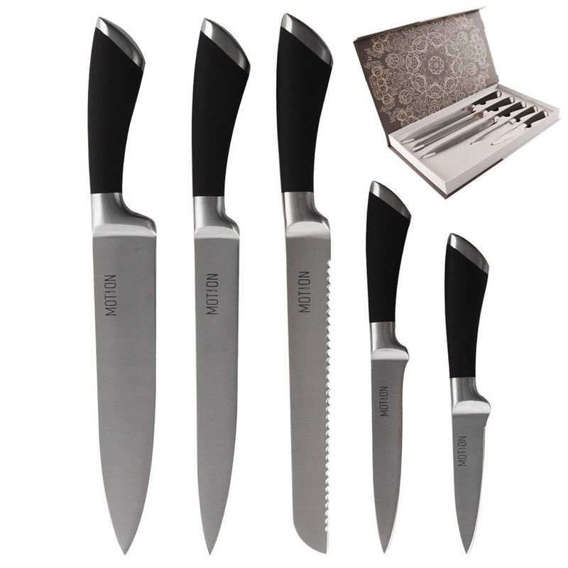 Universal-Küchenmesser Küchenmesserset Kochmesser Messer Edelstahl 5er-Set 5-teilig MOTION