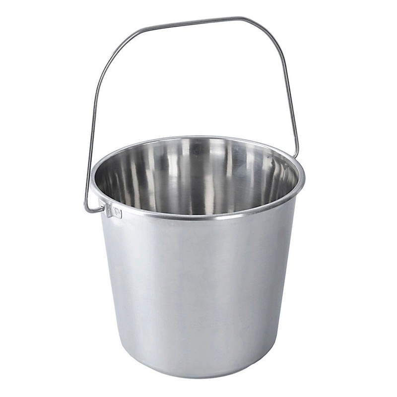 ORION Stainless steel bucket for food 12L