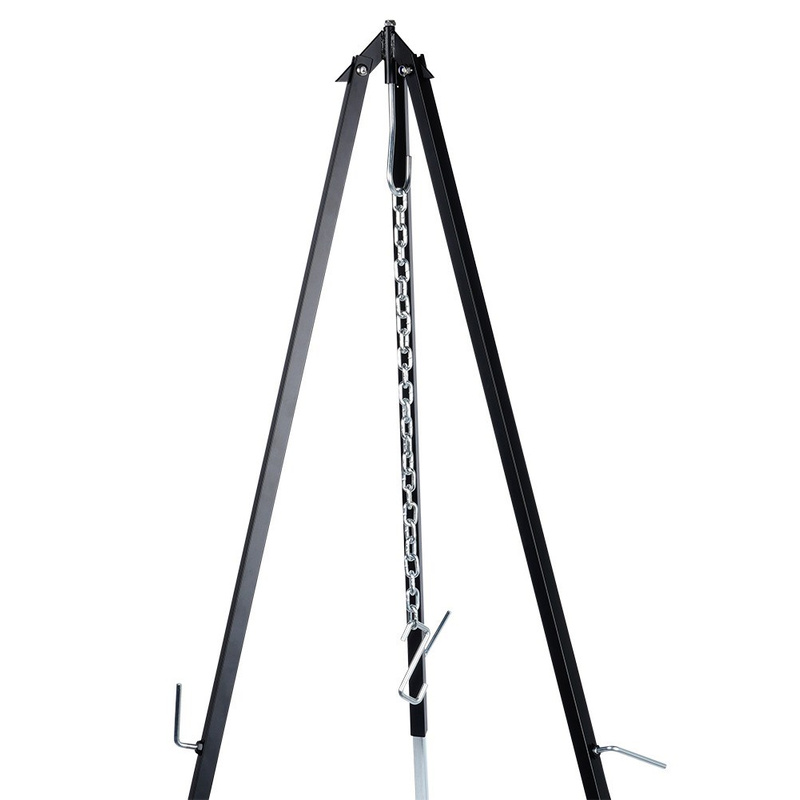 Feuerkessel-Halter Halterung für Feuerschale oder Grillrost Grillgestell Dreibein verstellbar 150 cm