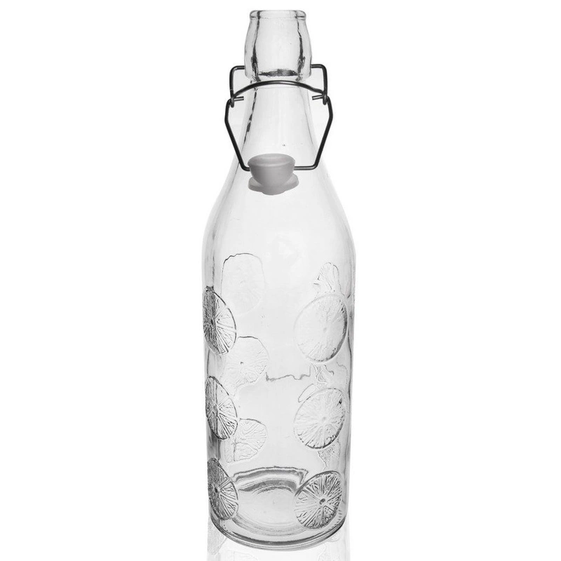 ORION Glass bottle for liqueurs wines RETRO 1,1L ORANGE