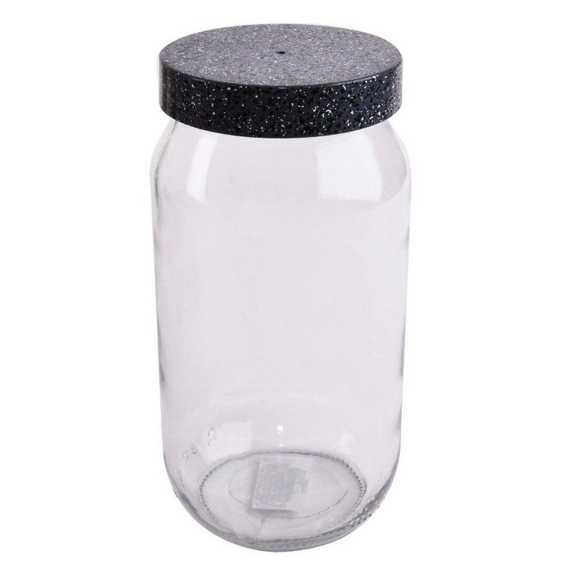 ORION Kitchen glass container jar 1L GRANITE
