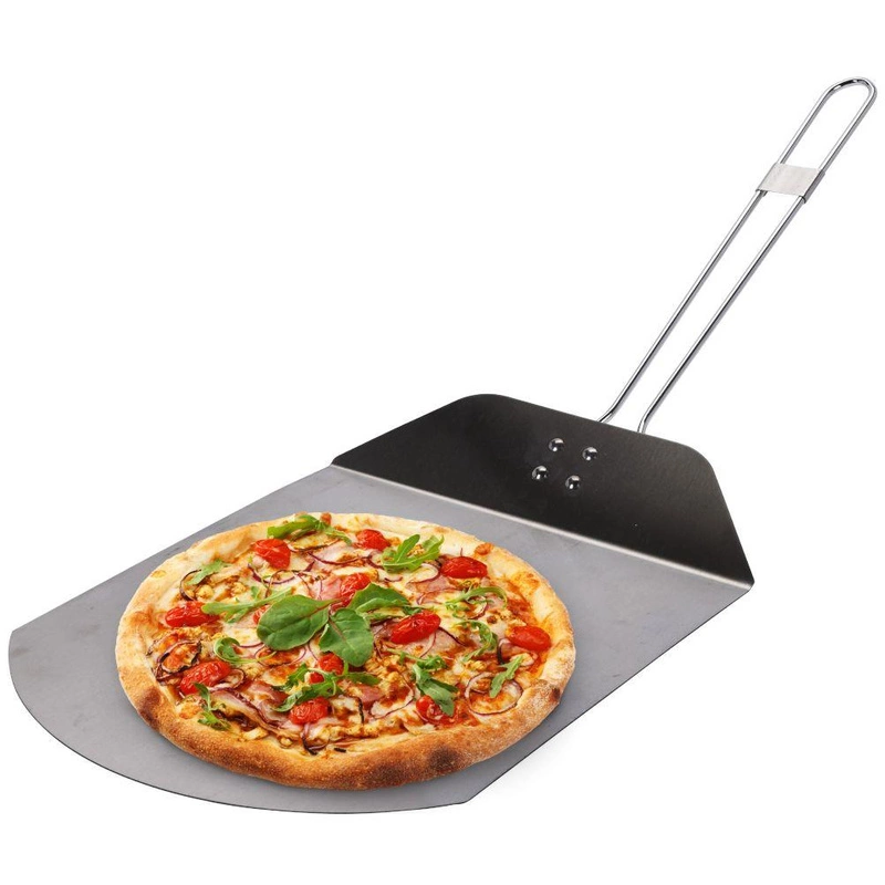 Pizzaschaufel Pizzaheber aus Stahl mit klappbarem Griff 25x35 cm