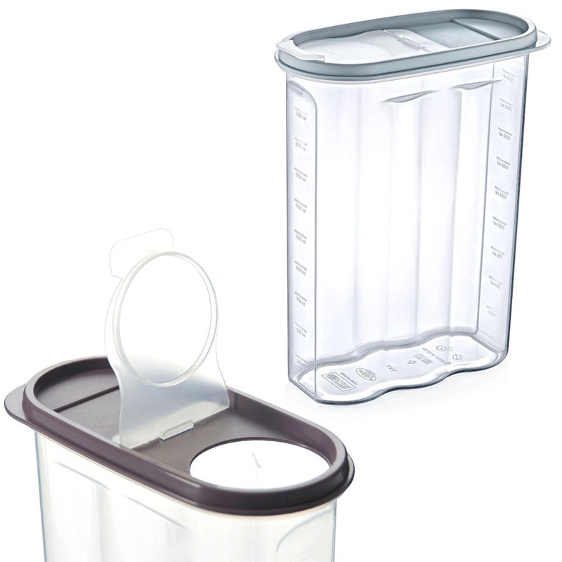 Aufbewahrungsbehälter Frischhaltedose Vorratsbehälter Behälter für lose Produkte mit Spender 2,4 L