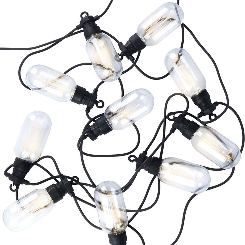 Garten-Lichterkette Gartenbeleuchtung Gartengirlande Girlande 10 LED-Lampe