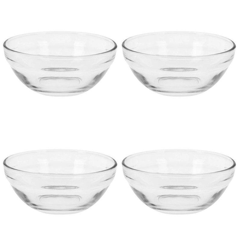 ORION Bowl salad bowl dip glass 10,5 cm 190ml 4 pieces