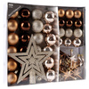 Kugeln Christbaumkugeln Christbaumschmuck Tannenbaumkugeln Weihnachtsdeko Weihnachtskugeln bruchfest Gold 45er-Set