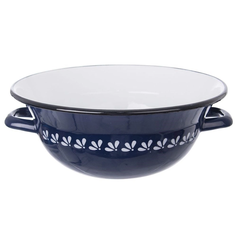 ORION Enamel bowl retro BLUE 26 cm 2,5L